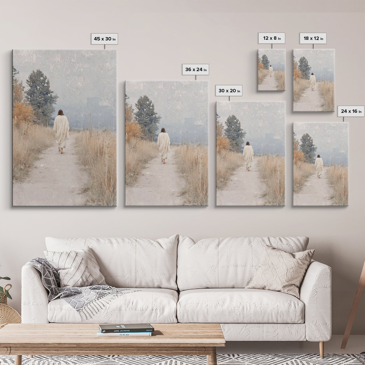 Garden Of Hope – Framed Canvas Print – Christian Wall Art – Christian Art Canvas – Jesus Painting – Christian Art Print – Christian Gift