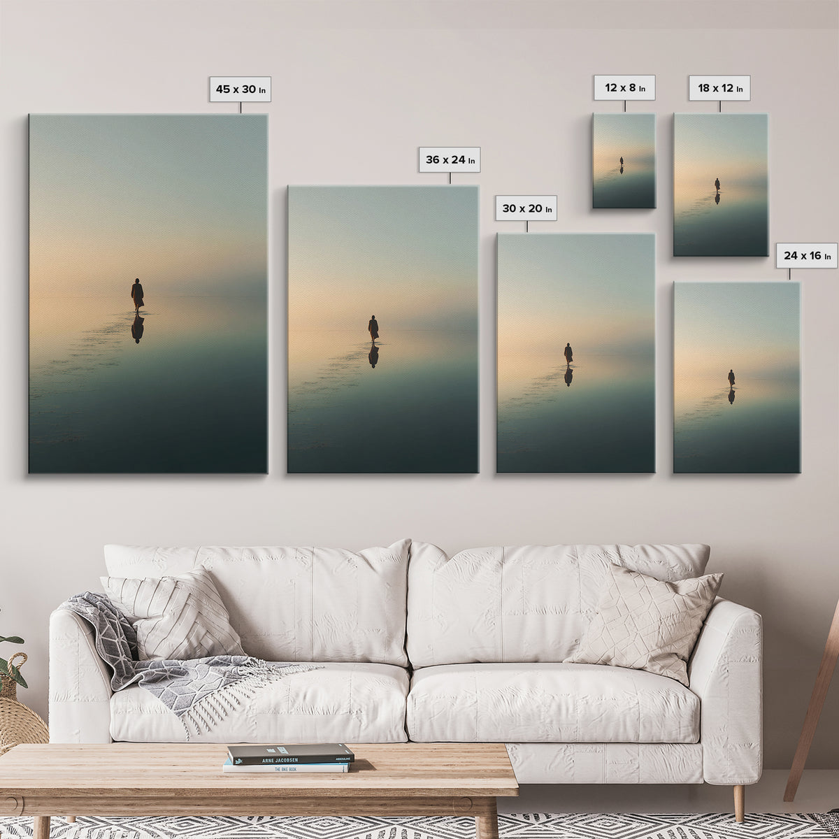 Dawn Of Mercy | Framed Canvas Print | Christian Art Canvas | Christian Wall Art | Jesus Painting | Modern Christian Art | Christian Gift Id