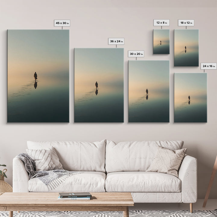 Dawn Of Mercy | Framed Canvas Print | Christian Art Canvas | Christian Wall Art | Jesus Painting | Modern Christian Art | Christian Gift Id