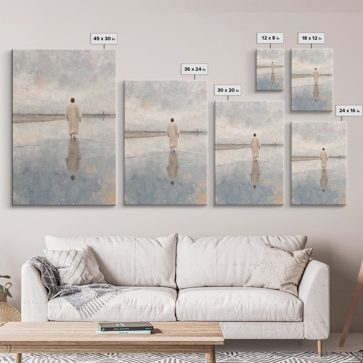 Desert Promise | Framed Canvas Print | Christian Art Canvas | Christian Wall Art | Jesus Painting | Subtle Christian Art