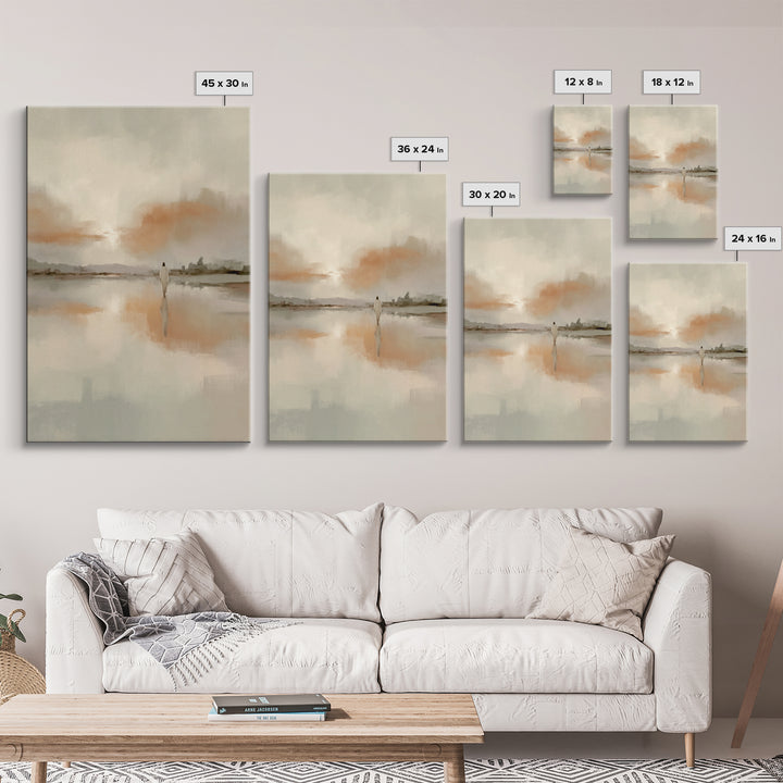 Walk Of Faith, Framed Canvas Print, Jesus Wall Art, Christian Canvas Art, Christian Art Print, Subtle Christian Art, Christian Christmas De