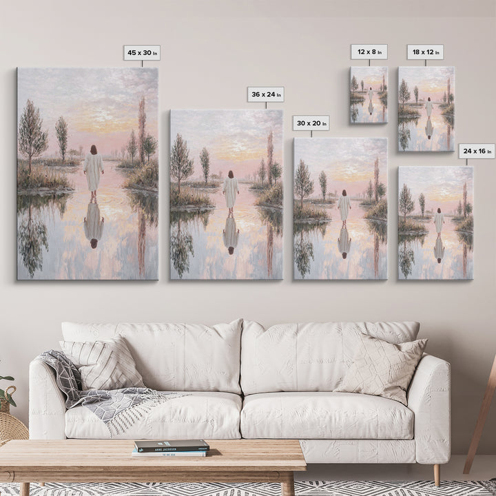 Path Of Renewal – Framed Canvas Print – Christian Wall Art – Jesus Art Print – Christian Art Canvas – Modern Christian Art – Christian Gift