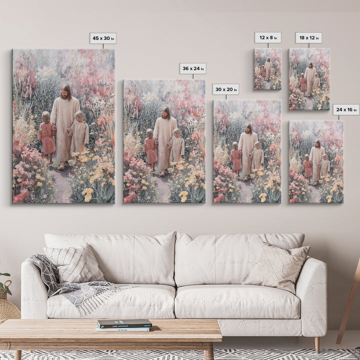 Promise Of Spring, Framed Canvas Print, Christian Art Canvas, Christian Wall Art, Jesus Painting, Christian Christmas Art, Christian Gift I
