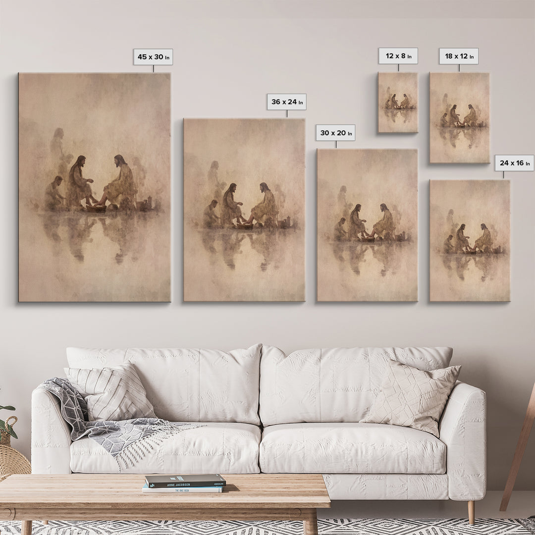 Wellspring Of Mercy, Framed Canvas Print, Christian Wall Art, Jesus Painting Canvas, Christian Art Canvas, Christian Decor For Home, Modern
