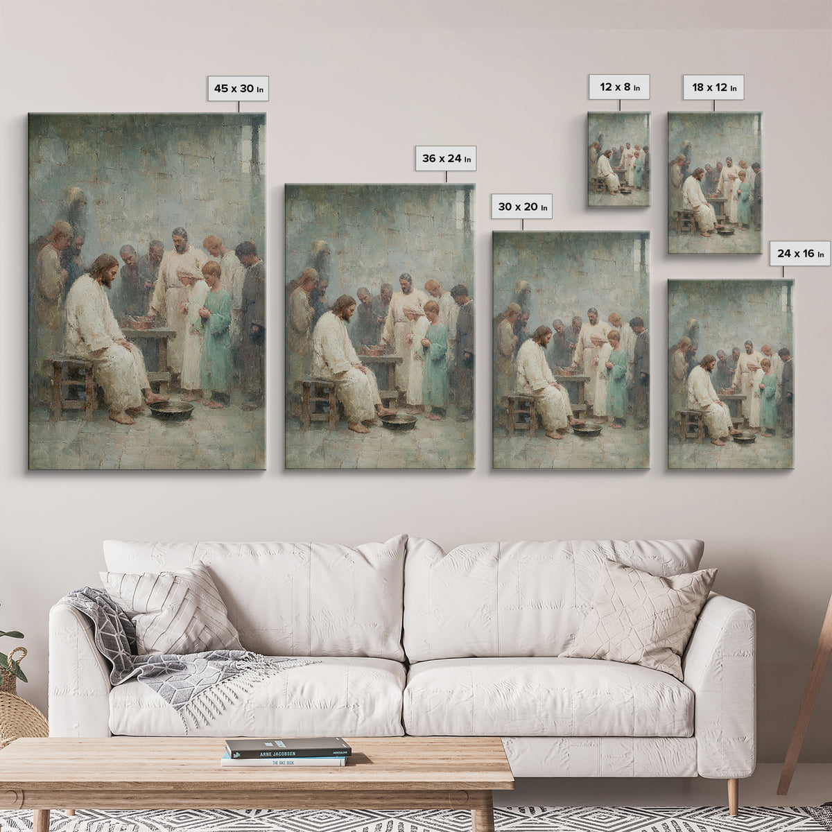 Redeeming Dawn Glow | Framed Canvas Print | Christian Wall Art | Jesus Painting | Christian Art Canvas | Christian Decorations | Unique Chr