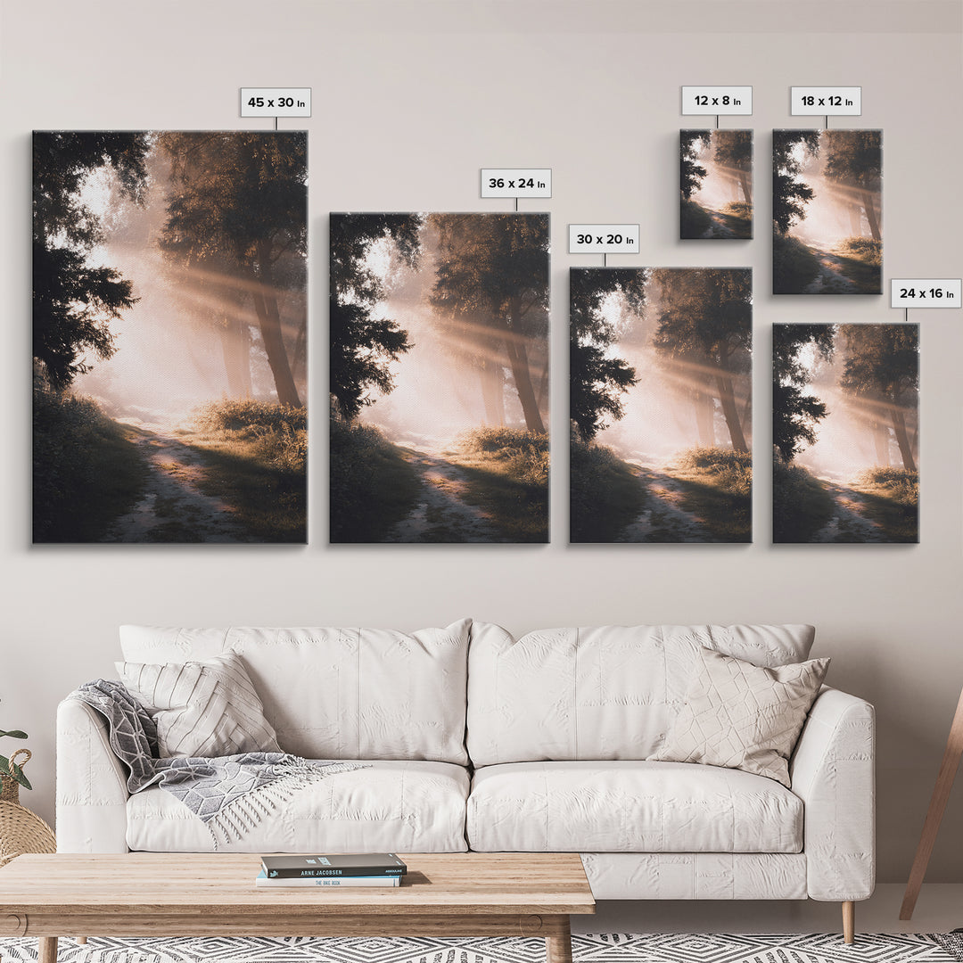 Path Of Glory – Framed Canvas Print – Christian Wall Art – Christian Art Canvas – Pastoral Scenery – Christian Art – Christian Gift Ideas