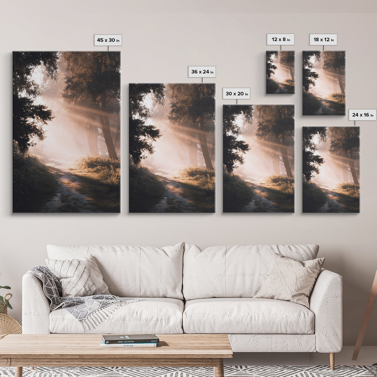 Path Of Glory – Framed Canvas Print – Christian Wall Art – Christian Art Canvas – Pastoral Scenery – Christian Art – Christian Gift Ideas