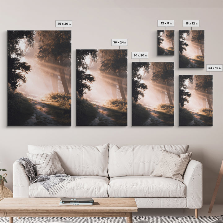 Path Of Glory – Framed Canvas Print – Christian Wall Art – Christian Art Canvas – Pastoral Scenery – Christian Art – Christian Gift Ideas