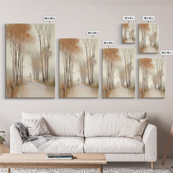 Autumn Journey – Framed Canvas Print – Christian Art – Christian Wall Art – Subtle Christian Art – Christian Art Canvas – Christian Gift