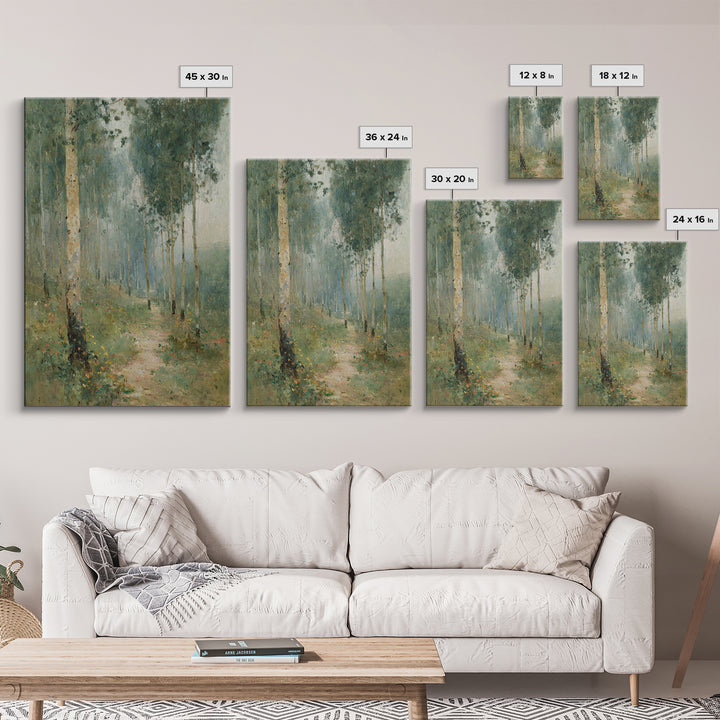 Forest Of Peace – Framed Canvas Print – Christian Wall Art – Christian Art Canvas – Pastoral Scenery – Christian Decor For Home
