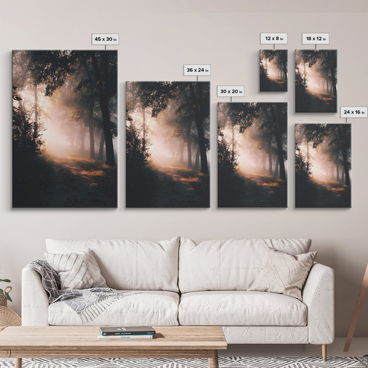 Morning Mercy Light, Framed Canvas Print, Christian Wall Art, Christian Art Canvas, Moody Christian Art, Christian Gift Ideas