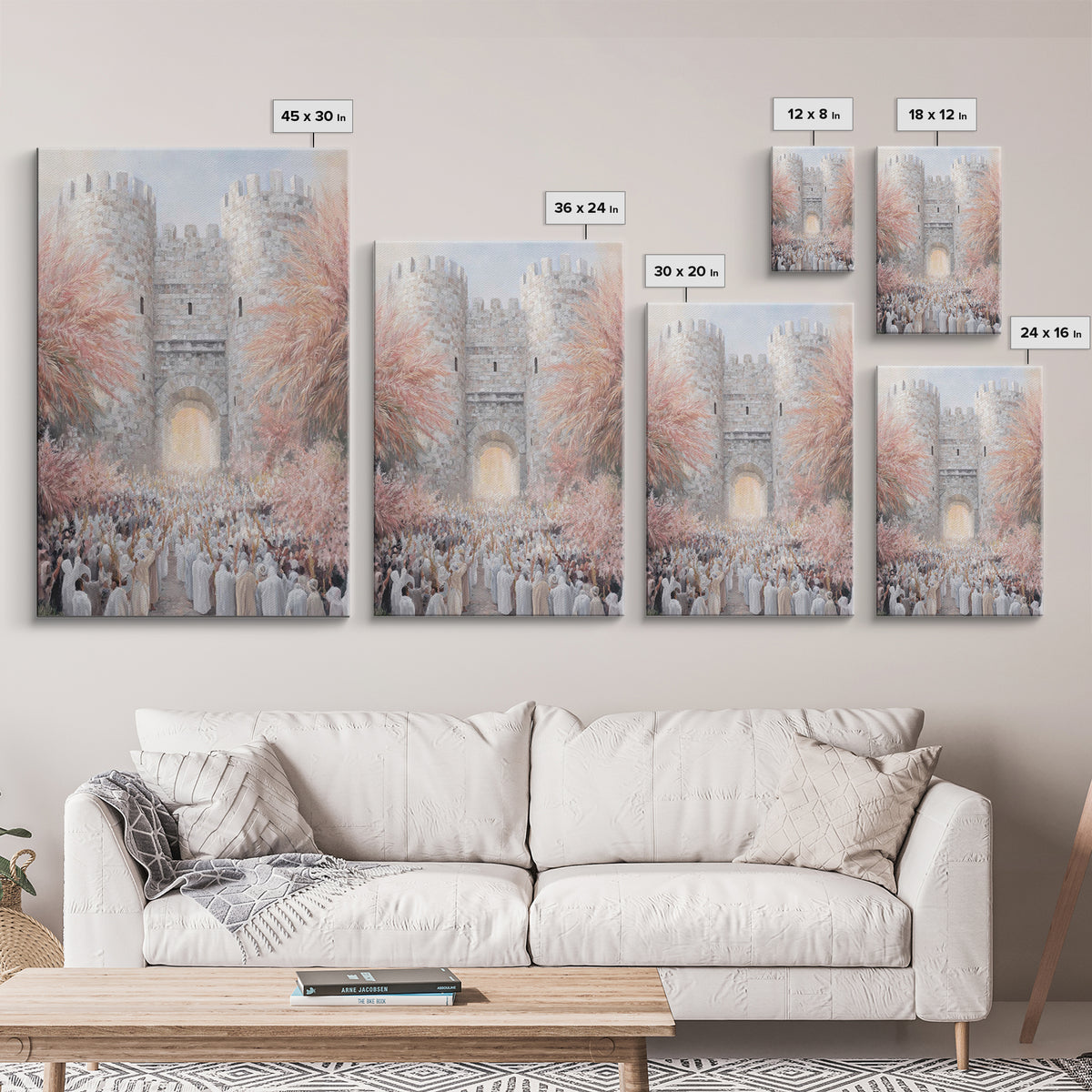 Gate Of Glory, Framed Canvas Print, Christian Wall Art, Christian Art Print, Moody Christian Art, Christian Paintings