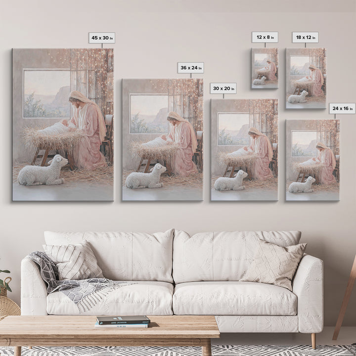 Morning Star Promise – Framed Canvas Print – Christian Art Canvas – Christmas Art – Christian Gift – Christian Wall Art – Large Christian P