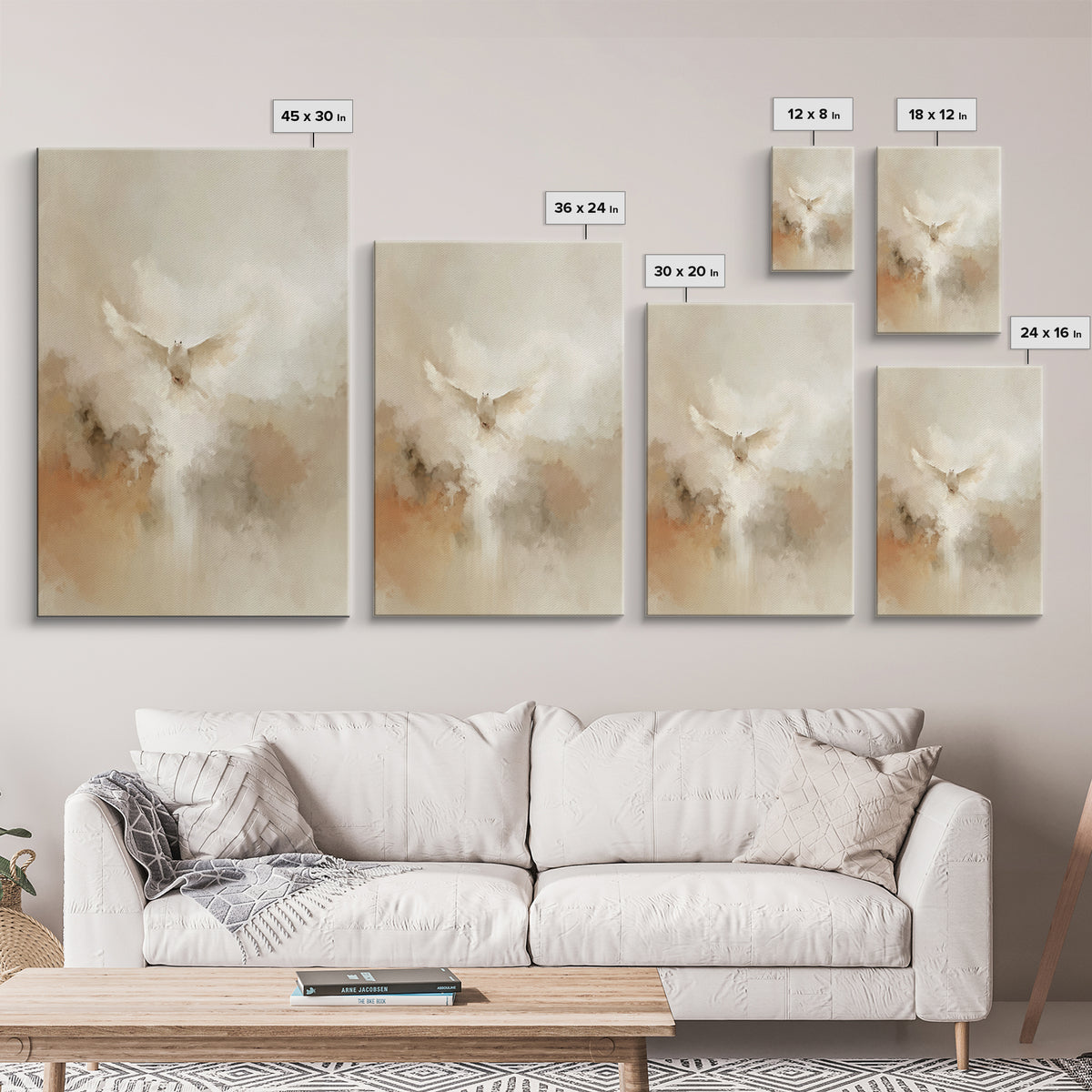Spirit Of Dawn | Framed Canvas Print | Christian Wall Art | Subtle Christian Art | Christian Art Canvas | Christian Gift Ideas | Modern Chr