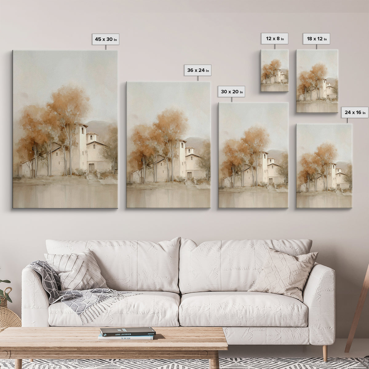 Sanctuary Stillness – Framed Canvas Print – Christian Art Canvas – Christian Wall Art – Vintage Christian Art – Christmas Art – Christian D