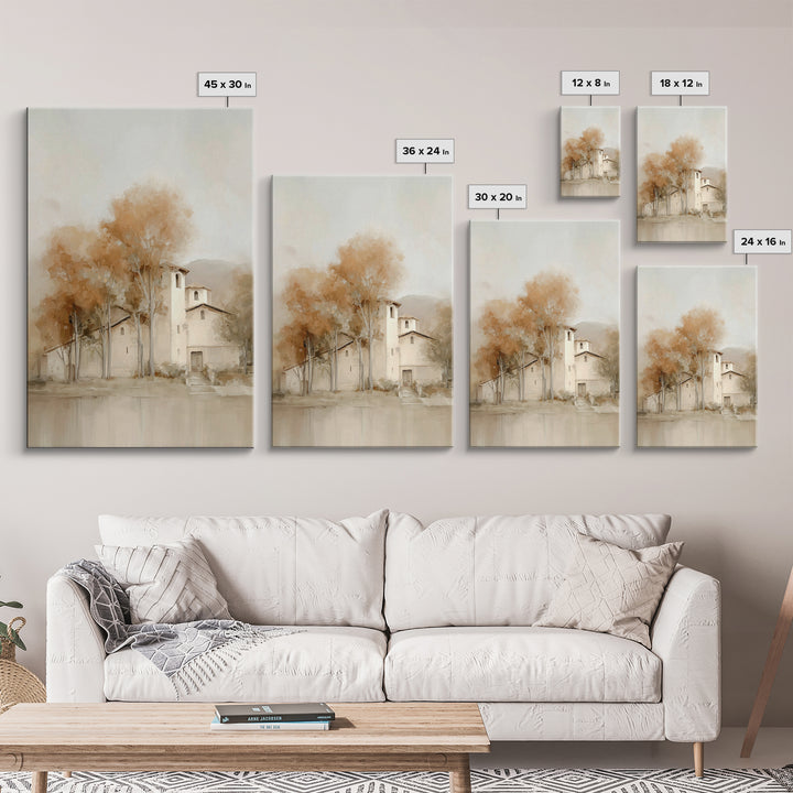 Sanctuary Stillness – Framed Canvas Print – Christian Art Canvas – Christian Wall Art – Vintage Christian Art – Christmas Art – Christian D