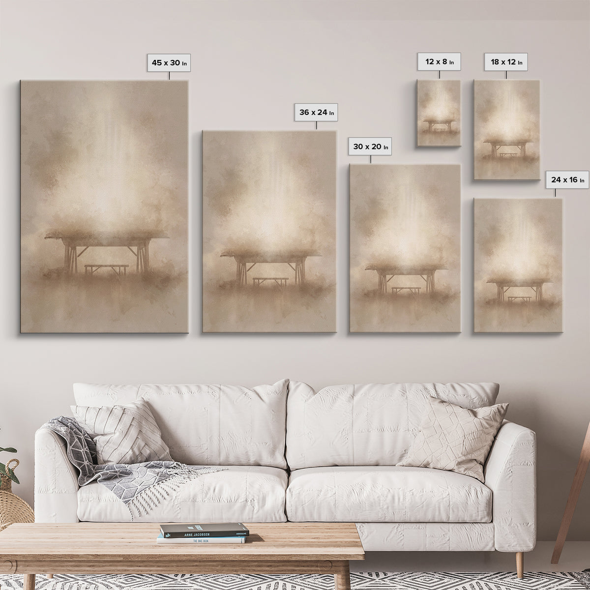 Holy Stable Promise, Framed Canvas Print, Christian Wall Art, Christmas Art Prints, Christian Christmas Art, Minimalist Christian Art, Chri