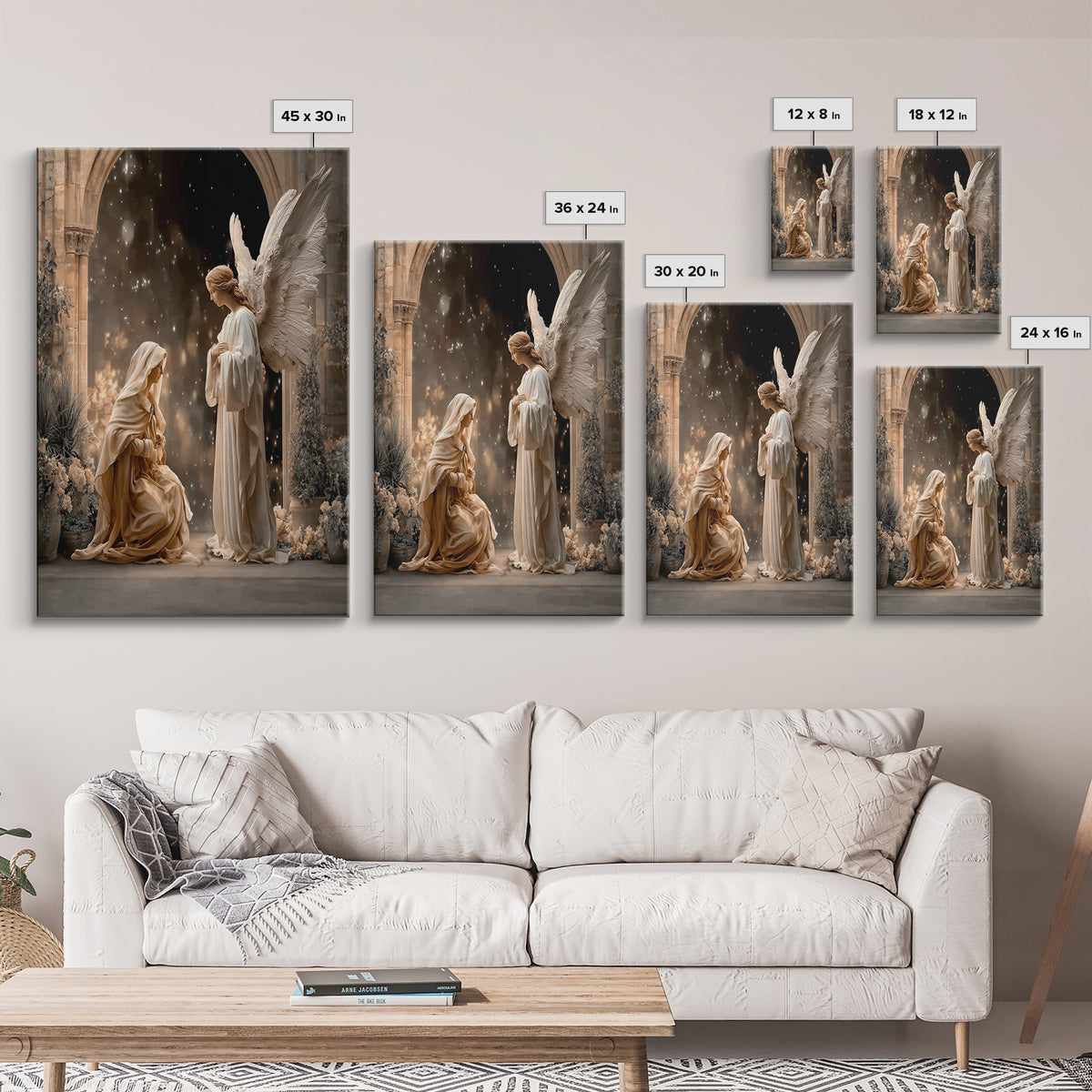 Fields Of Mercy – Framed Canvas Print – Christian Painting – Christian Art Canvas – Christian Wall Art – Christian Decor – Subtle Christian