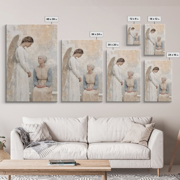 Sanctuary Of Hope | Framed Canvas Print | Christian Wall Art | Christian Art Canvas | Christian Christmas Art | Christian Decor | Modern Ch