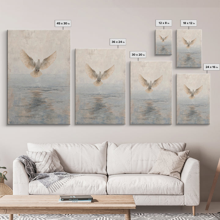 Water Of Spirit – Framed Canvas Print – Christian Wall Art – Christian Art Canvas – Christian Art Painting – Christian Decor – Christian Gi
