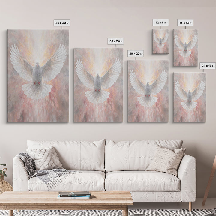 Glory Of Peace | Framed Canvas Print | Christian Wall Art | Christian Art Canvas | Christian Art Work | Christian Gift | Christian Painting