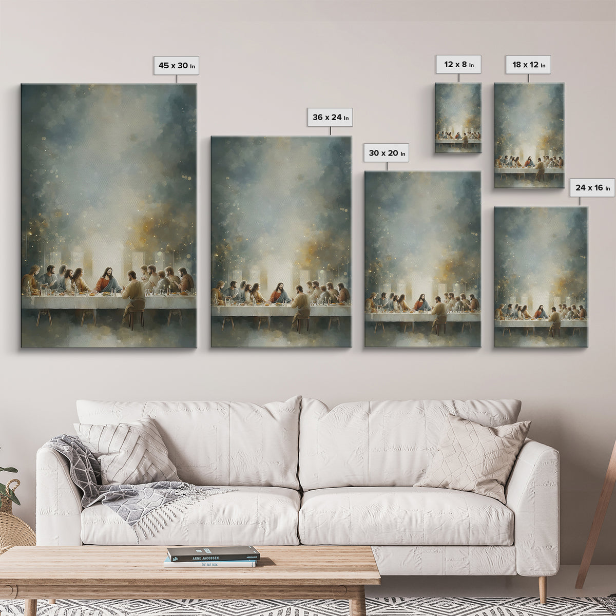 Eternal Light – Framed Canvas Print – Christian Art – Jesus Painting – Christian Wall Art – Christian Christmas Art – Christian Art Canvas