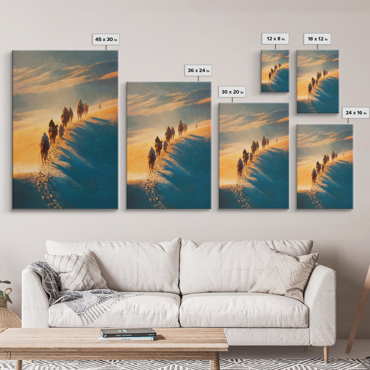Dawn Of Promise – Framed Canvas Print – Christian Art Print – Christian Wall Art – Christmas Art – Christian Christmas – Modern Christian A