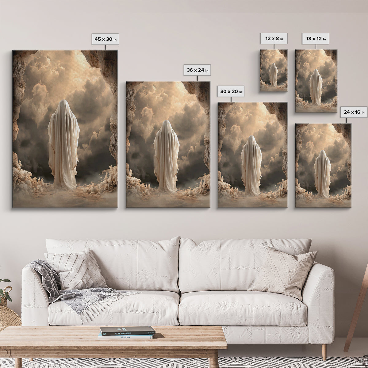 Risen Glory | Framed Canvas Print | Christian Wall Art | Jesus Painting | Christian Art Canvas | Large Christian Painting | Christian Art