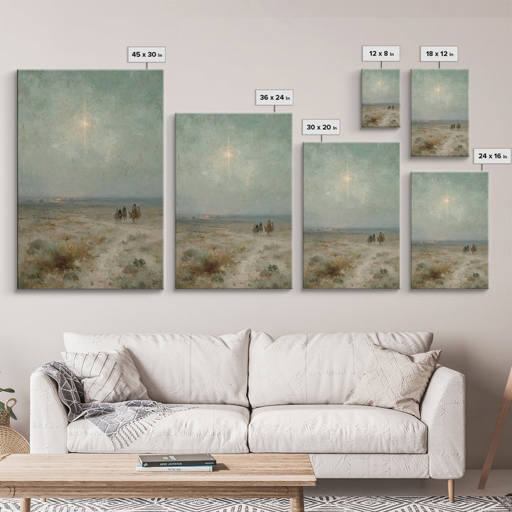 Garden Meeting Grace | Framed Canvas Print | Christian Wall Art | Jesus Painting | Christian Art Canvas | Vintage Christian Art | Christian