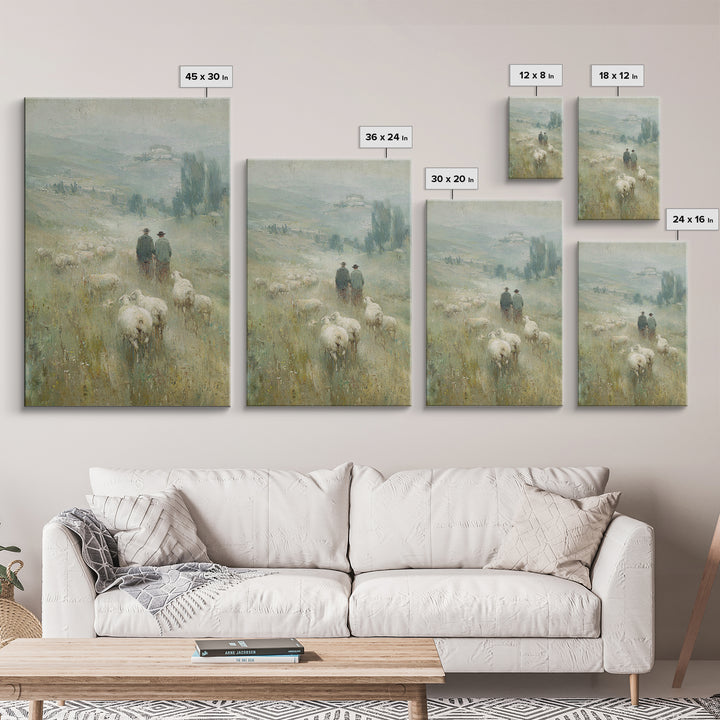 Quiet Bethlehem Path – Framed Canvas Print – Christian Art – Christian Wall Art – Christian Art Canvas – Christmas Art – Christian Christma