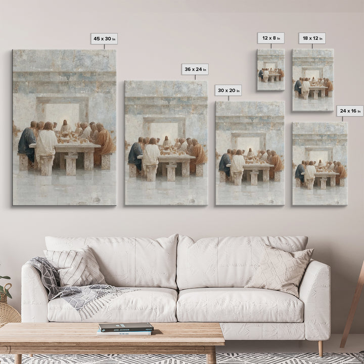 Haven Of Fellowship | Framed Canvas Print | Christian Wall Art | Christian Art Canvas | Vintage Christian Art | Christian Gift | Jesus Pain