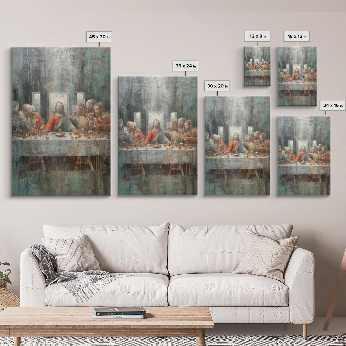 Temple Of Grace | Framed Canvas Print | Christian Art Canvas | Christian Wall Art | Subtle Christian Art | Christian Gift | Jesus Art | Chr
