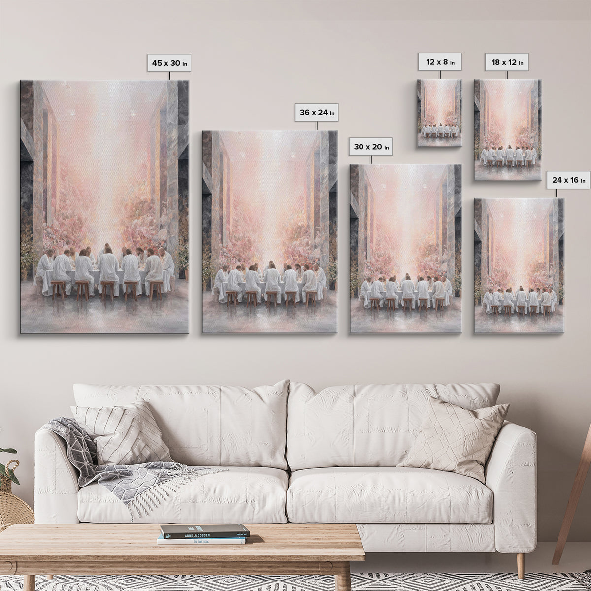 Bread Of Presence | Framed Canvas Print | Christian Art Canvas | Christian Wall Art | Christian Decor | Jesus Painting | Christian Gift | R
