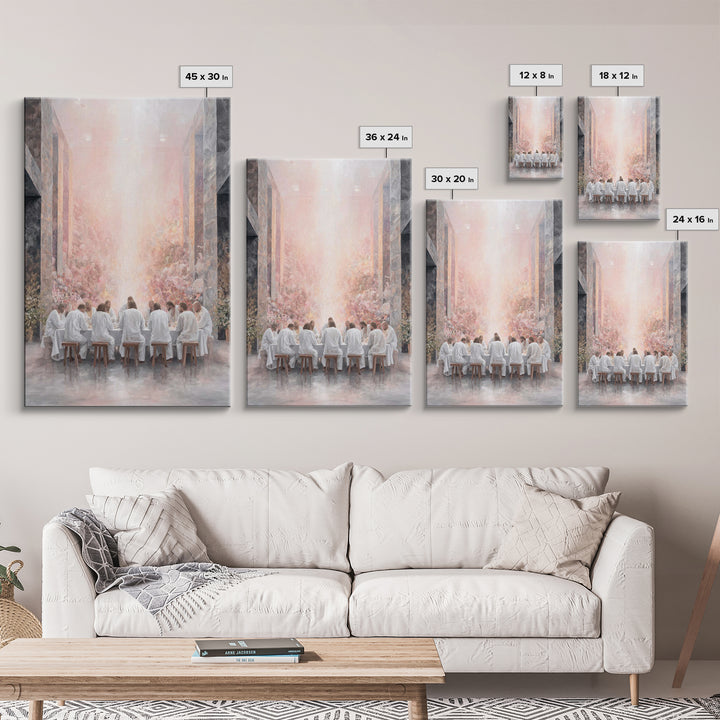 Bread Of Presence | Framed Canvas Print | Christian Art Canvas | Christian Wall Art | Christian Decor | Jesus Painting | Christian Gift | R