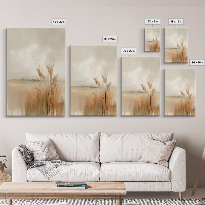 Field Of Promise – Framed Canvas Print – Christian Wall Art – Christian Art Canvas – Minimalist Christian Art – Christian Gift – Christian