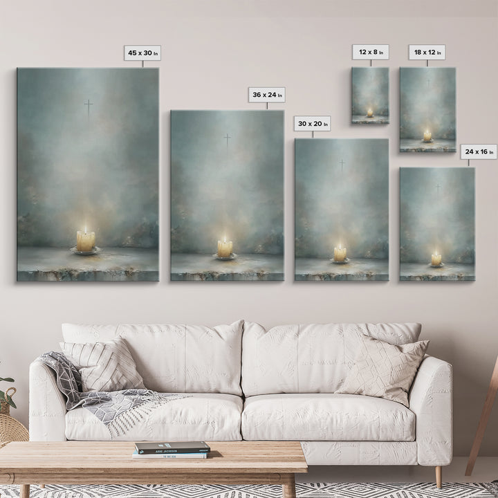 Star of Promise | Framed Canvas Print | Christian Wall Art | Christmas Art | Christian Decorations | Christian Christmas Decor | Christian