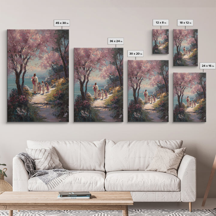 Springtime Promise | Framed Canvas Print | Christian Wall Art | Christian Art Canvas | Jesus Painting | Christian Decor