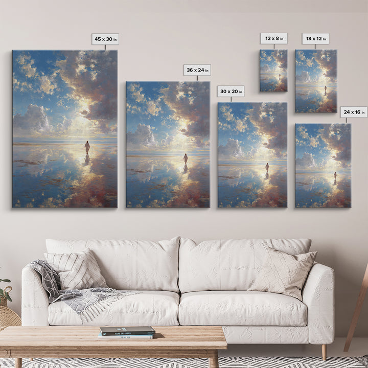 Radiant Promise | Framed Canvas Print | Christian Wall Art | Christian Art Canvas | Christian Gift | Jesus Painting | Christian Decor