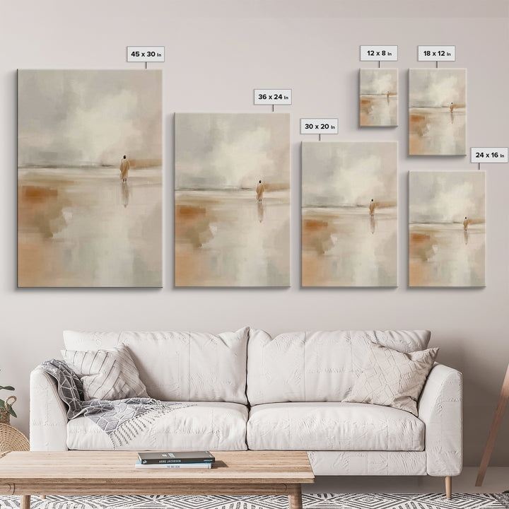 Guiding Light | Framed Canvas Print | Christian Art Canvas | Christian Gift | Christian Wall Art | Jesus Painting | Christian Decor