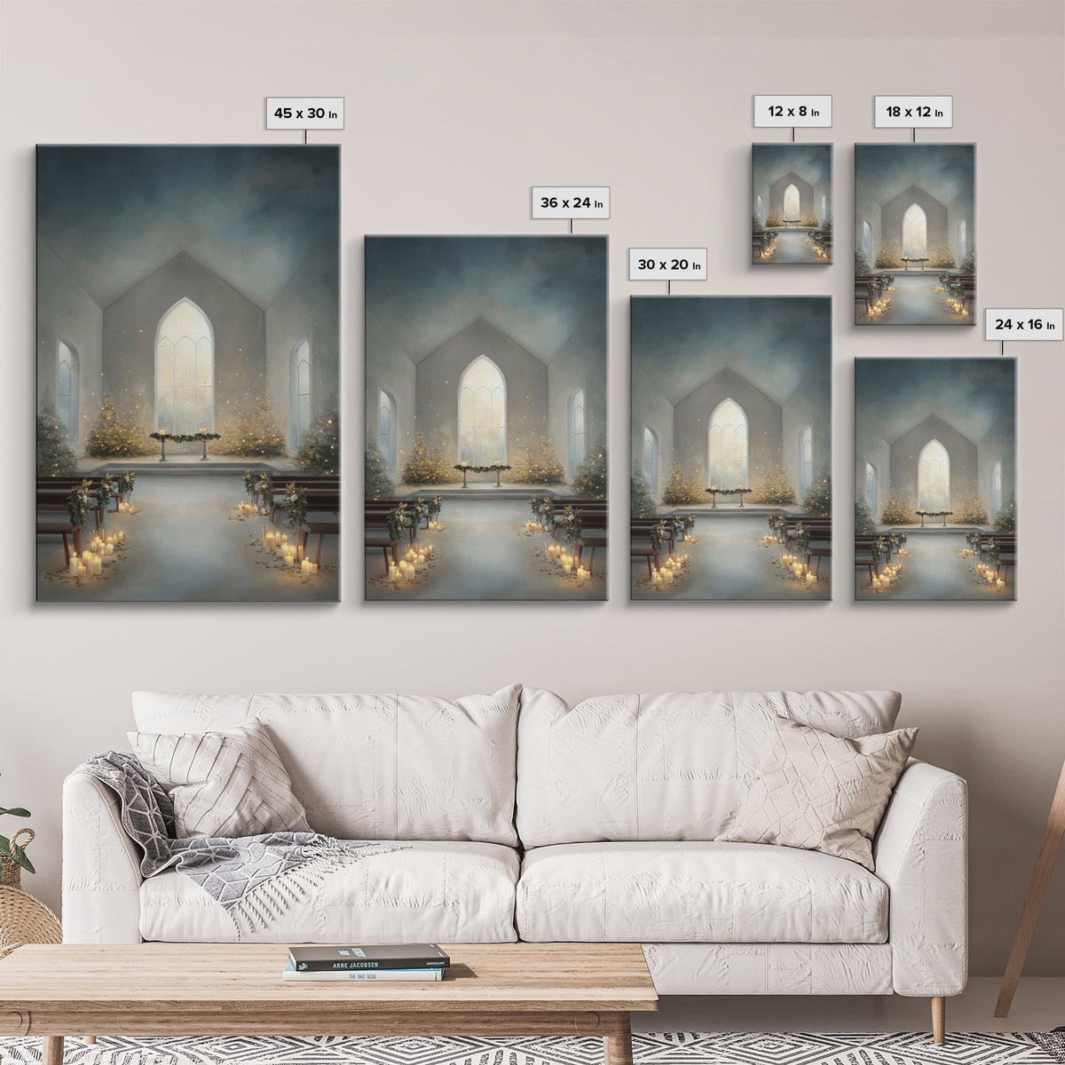 Sanctified Dawn – Framed Canvas Print – Christian Art – Christian Wall Art – Christmas Art Prints – Christian Art Canvas – Christian Christ