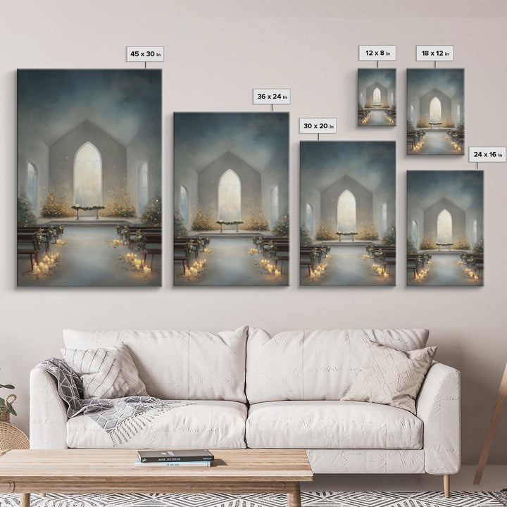 Sanctified Dawn – Framed Canvas Print – Christian Art – Christian Wall Art – Christmas Art Prints – Christian Art Canvas – Christian Christ