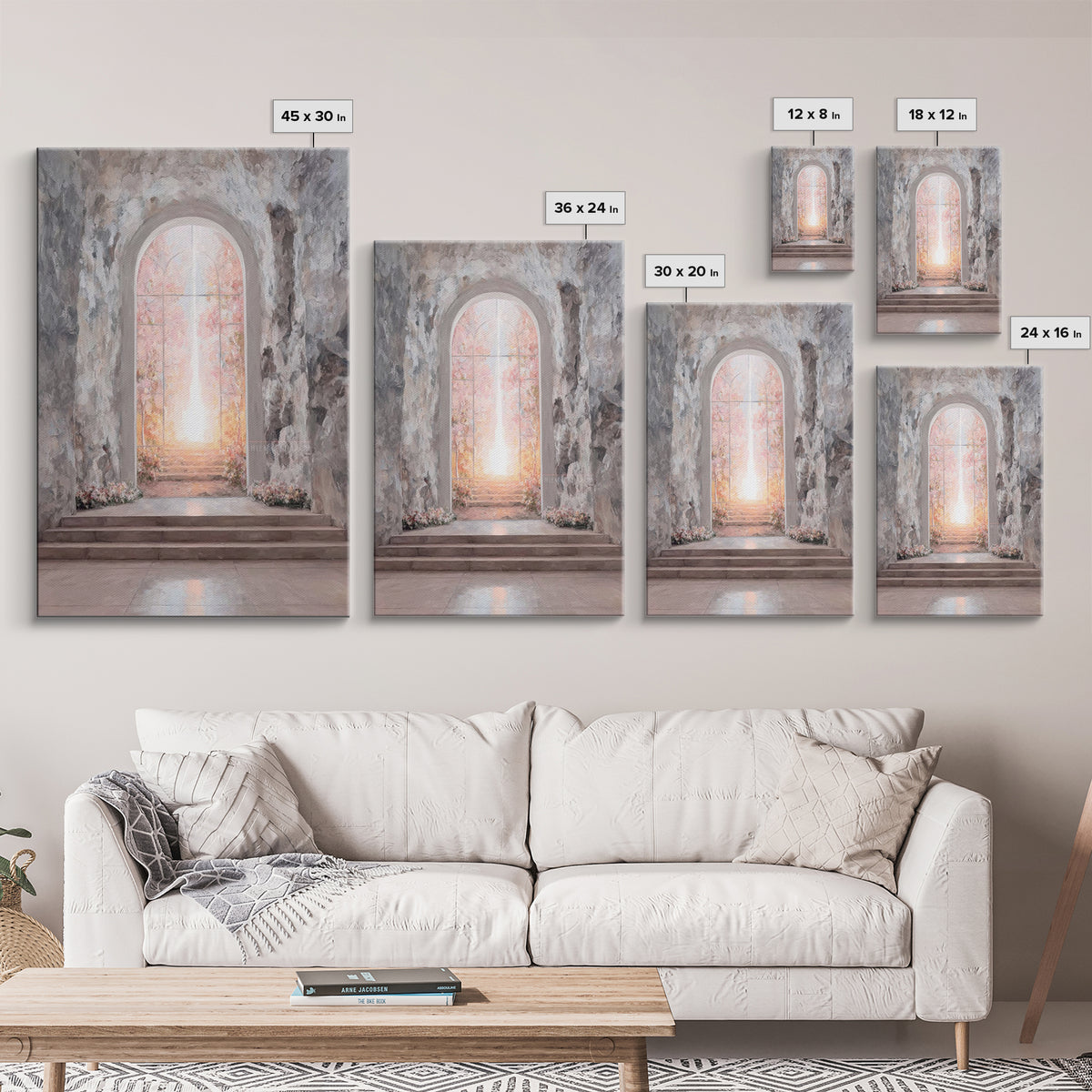 Gate Of Dawn – Framed Canvas Print – Christian Wall Art – Large Christian Art – Christian Art Canvas – Subtle Christian Art – Christian Dec