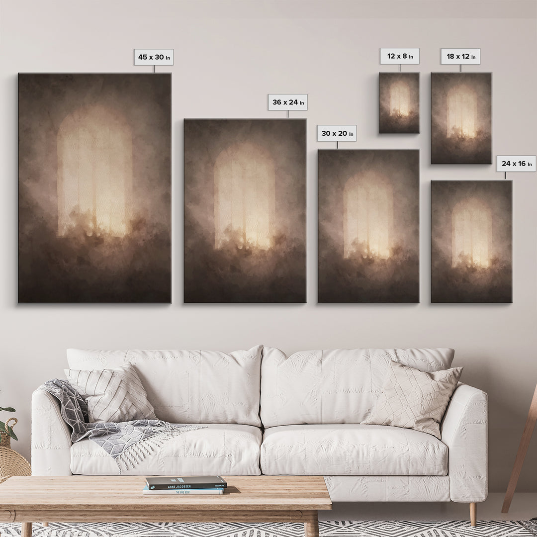 Shepherd’s Pathway – Framed Canvas Print – Jesus Painting – Christian Wall Art – Christian Art Canvas – Large Jesus Painting – Christian De