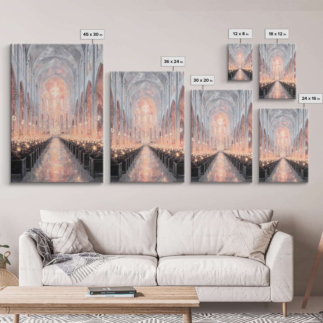 Radiant Nativity – Framed Canvas Print – Christian Art Canvas – Framed Christian Art – Christian Wall Art – Christmas Wall Art – Vintage Ch