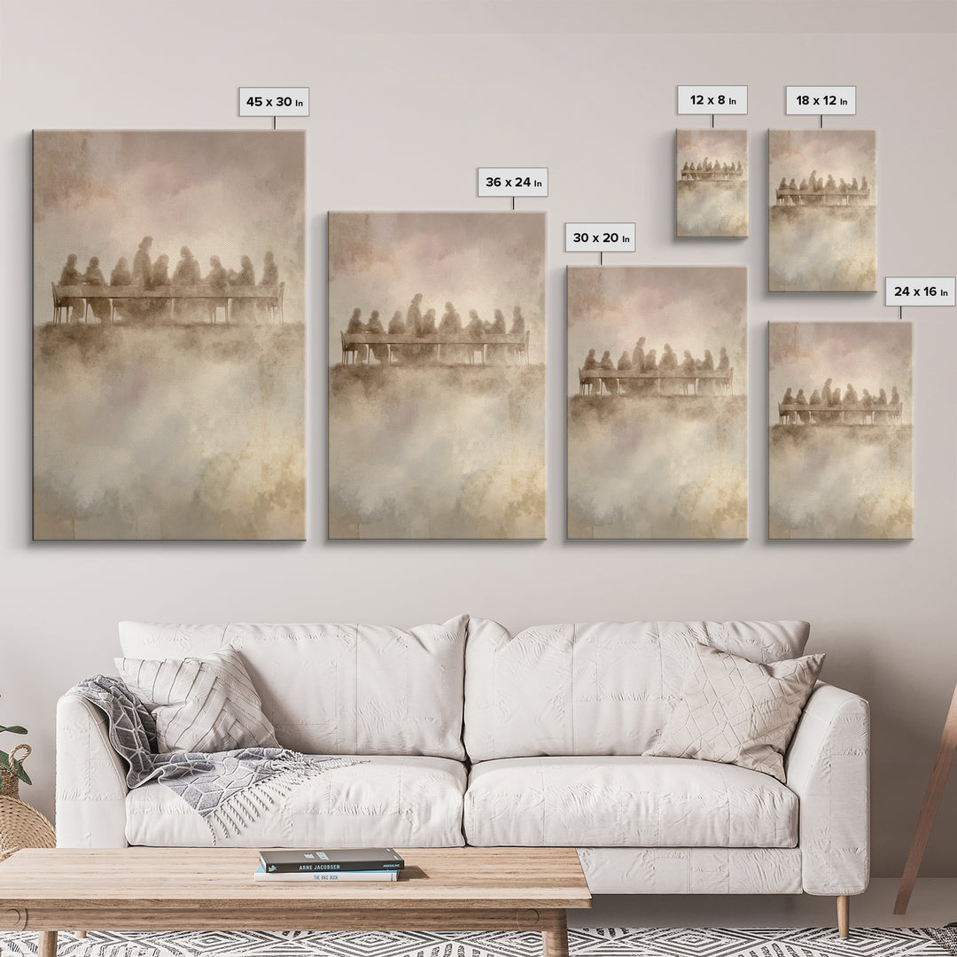 Ascension Feast – Framed Canvas Print – Christian Wall Art – Christian Art Canvas – Vintage Christian Art – Jesus Painting – Christian Art