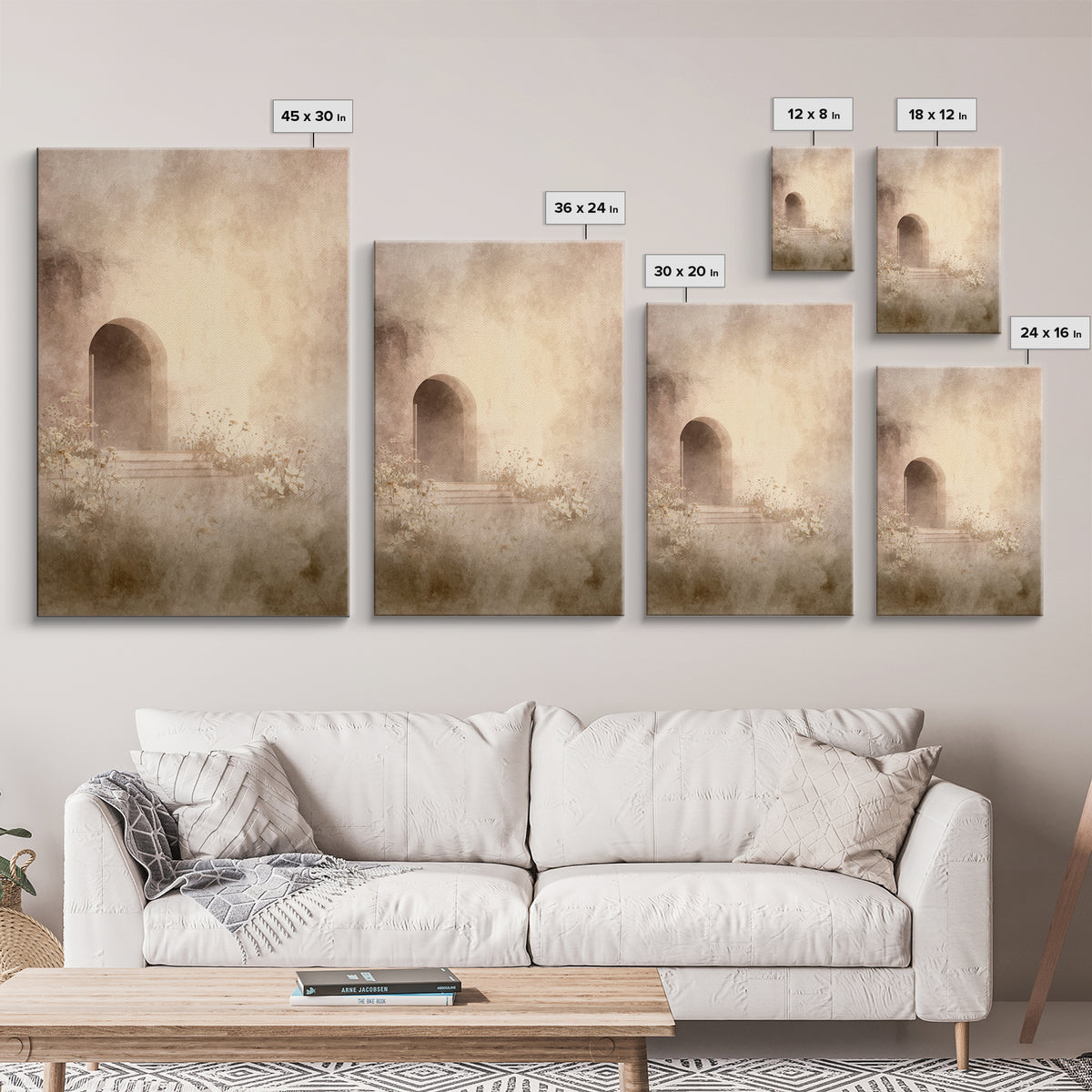 Quiet Redemption – Framed Canvas Print – Christian Art Canvas – Christian Wall Art – Jesus Painting – Subtle Christian Art