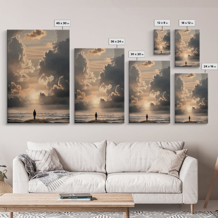 Path Of Wonder – Framed Canvas Print – Christian Wall Art – Christian Art Canvas – Jesus Painting – Christian Decor – Christmas Art