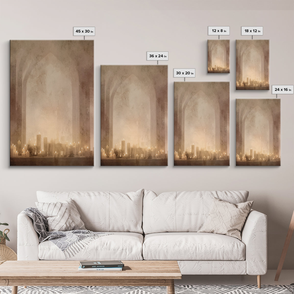 Altar Of Warmth – Framed Canvas Print – Christian Wall Art – Christian Art Canvas – Moody Christian Art – Vintage Christian Art – Christian
