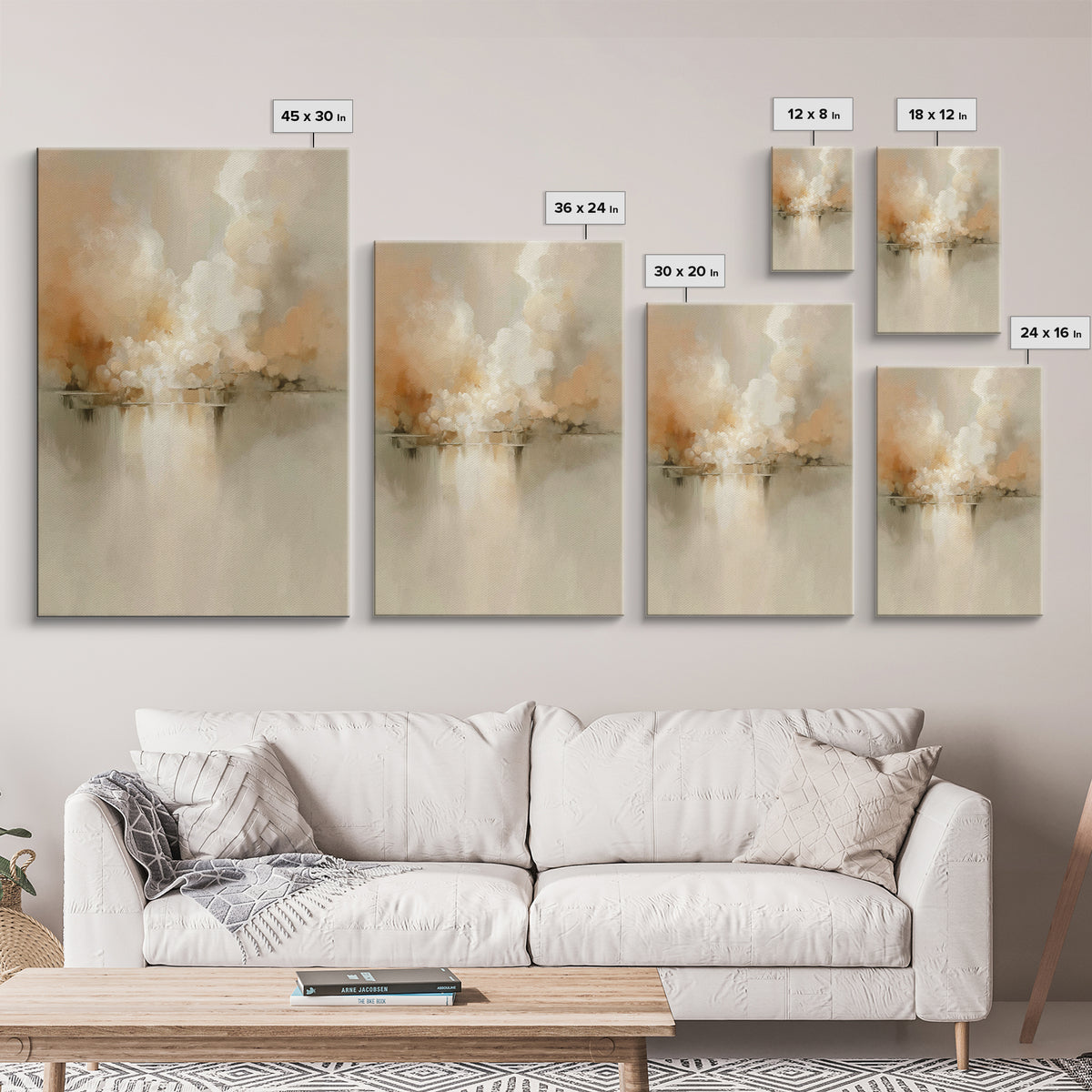 Heavenly Hosts – Framed Canvas Print – Christian Wall Art – Christian Art Canvas – Christian Painting – Christian Gift Ideas