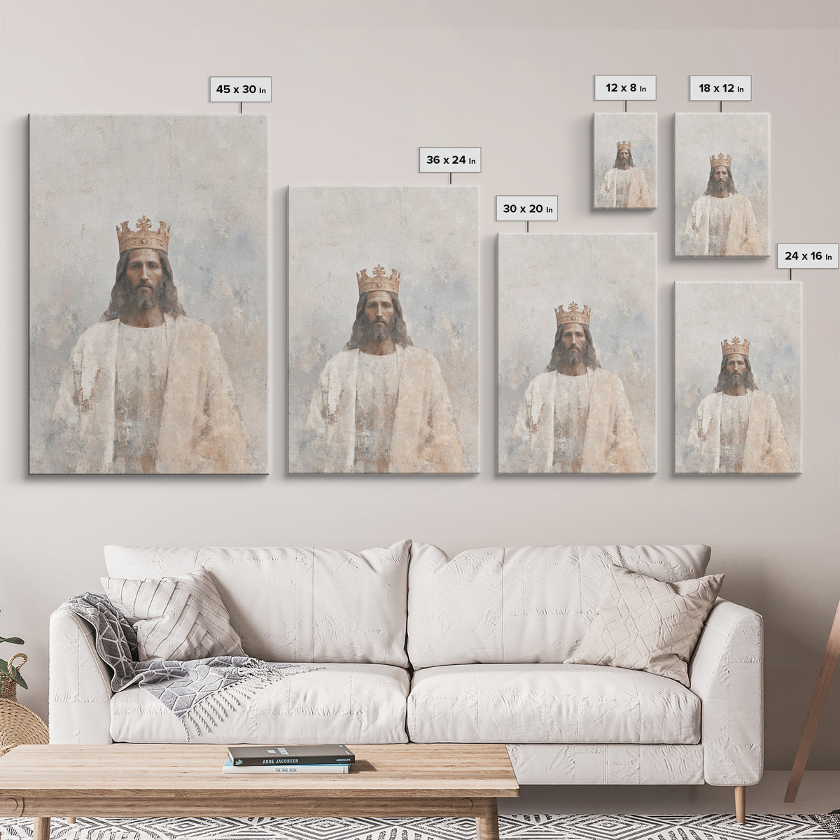 Crown Of Mercy - Framed Canvas Print - Christian Wall Art - Christian Art Canvas - Jesus Painting - Christmas Art - Christian Gifts - Faith